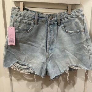 wild fable Light Wash High Rise Denim Cutoff Shorts